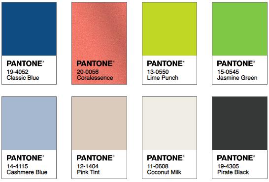 Pantone 2020年度流行色